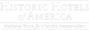 Historic Hotels of America Logo in white